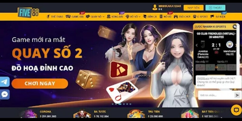 Five88 - Sân Chơi Cá Cược Đẳng Cấp Mà Bạn Nên Tham Gia 6 five88-anh-dai-dien